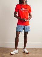 Nike Running - Eliud Kipchoge Logo-Print Dri-FIT Running T-Shirt - Red