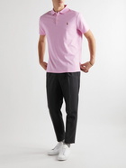 Polo Ralph Lauren - Logo-Embroidered Cotton-Jersey Polo Shirt - Pink