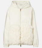 Moncler Paneled zip-up hoodie