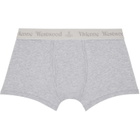 Vivienne Westwood Two-Pack Gray Cotton Boxer Briefs