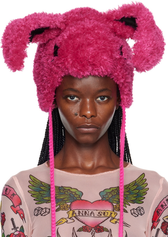 Photo: Anna Sui Pink Bunny Beanie