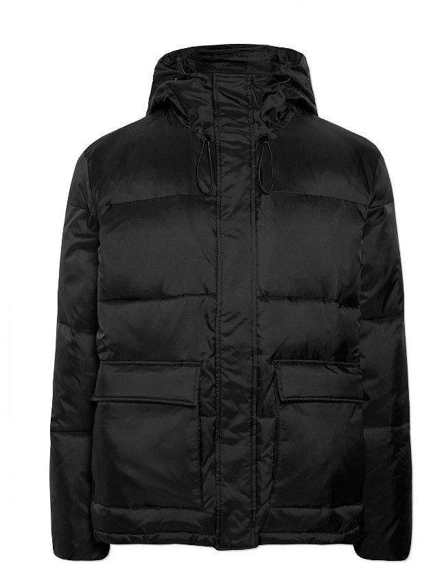 Photo: EDWIN - Logo-Appliquéd Padded Quilted Ripstop Jacket - Black