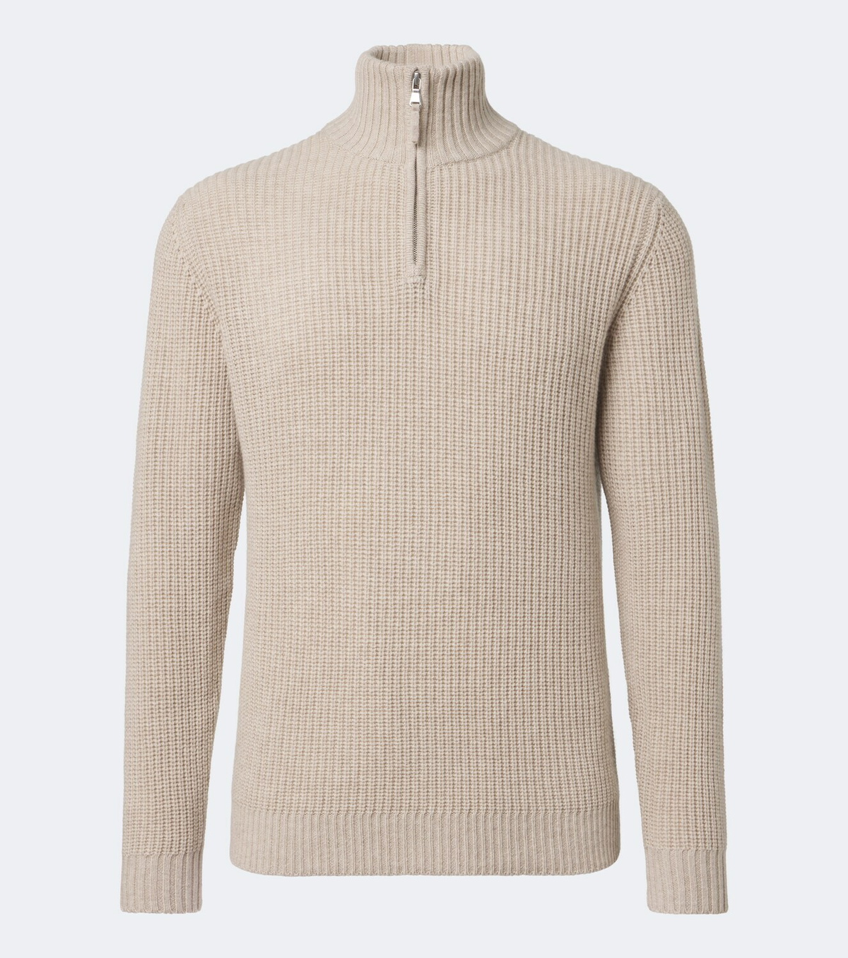 Allude Wool and cashmere half-zip sweater