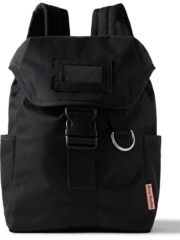 Photo: ACNE STUDIOS - Webbing-Trimmed Twill Backpack