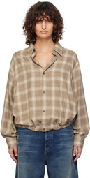 Carter Young Beige Coaches Jacket