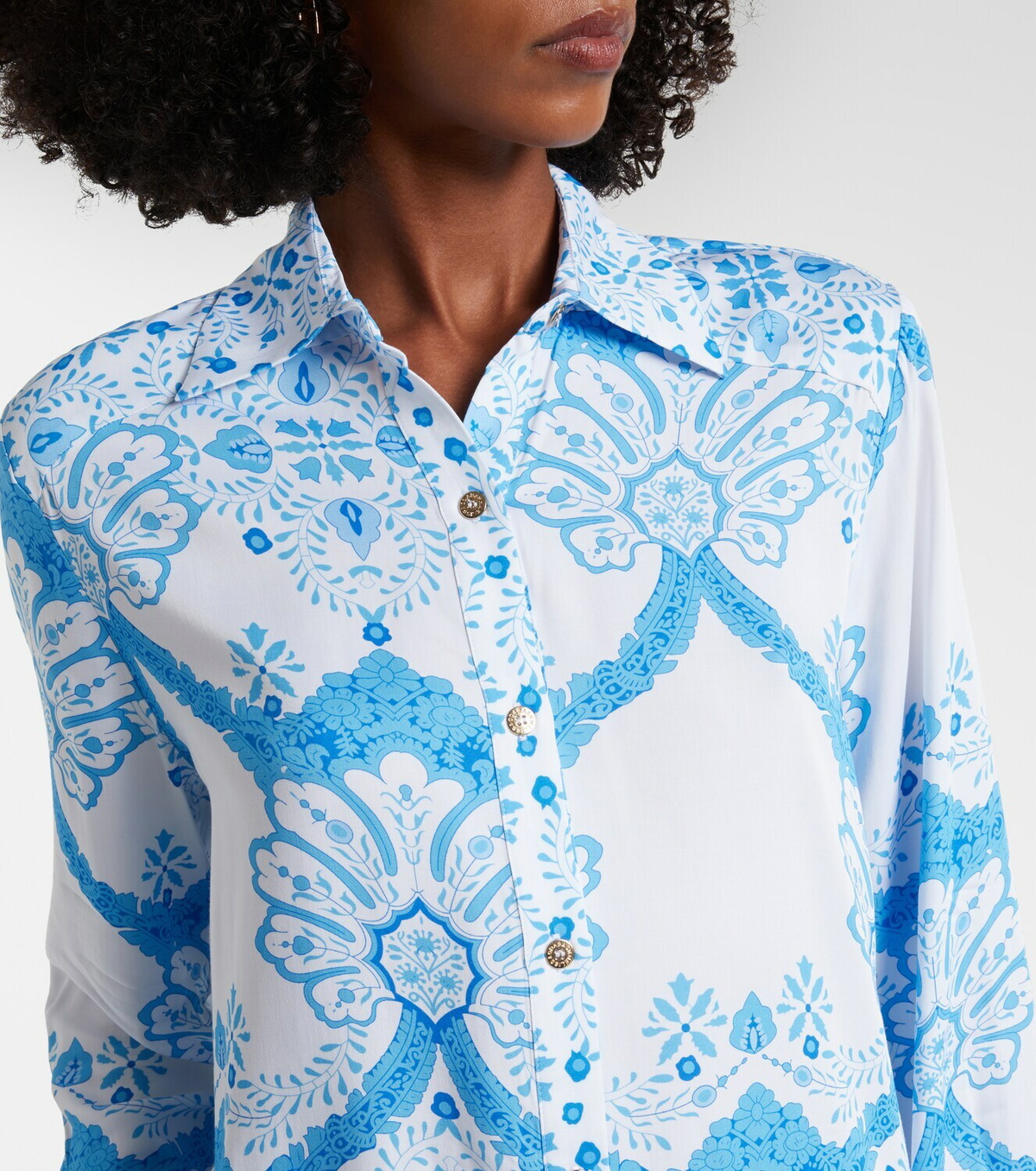 Melissa Odabash Paige printed shirt