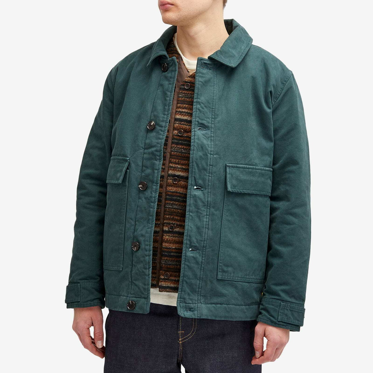 Armor-Lux Men's Work Jacket in Dark Storm