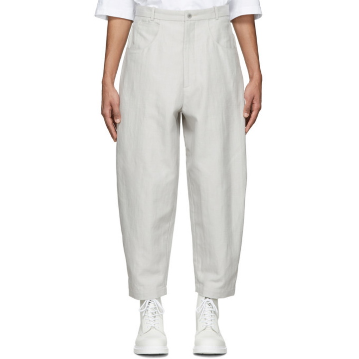Photo: House of the Very Islands Grey Oil Pump Trousers