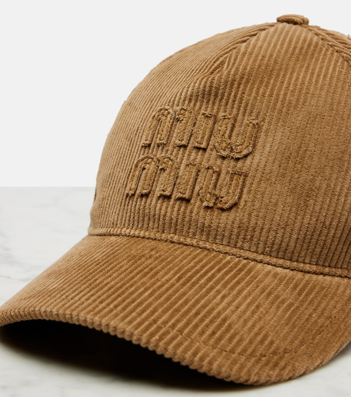 Miu Miu Cotton velvet baseball cap