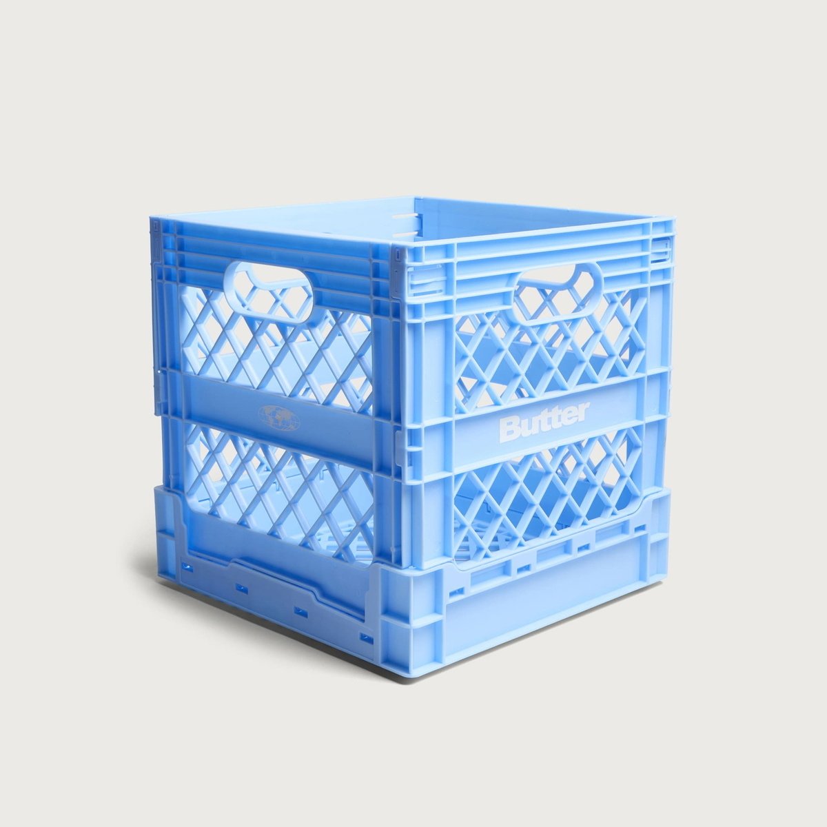 Butter Goods Men's Collapsable Record Crate in Sky Blue