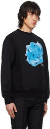 UNDERCOVER Black Floral Sweatshirt