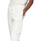 Essentials White Reflective Fleece Lounge Pants