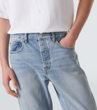 Frame Mid-rise straight jeans