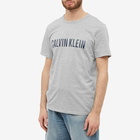 Calvin Klein Men's Arch Logo T-Shirt in Grey Heather/Lake Crest Blue