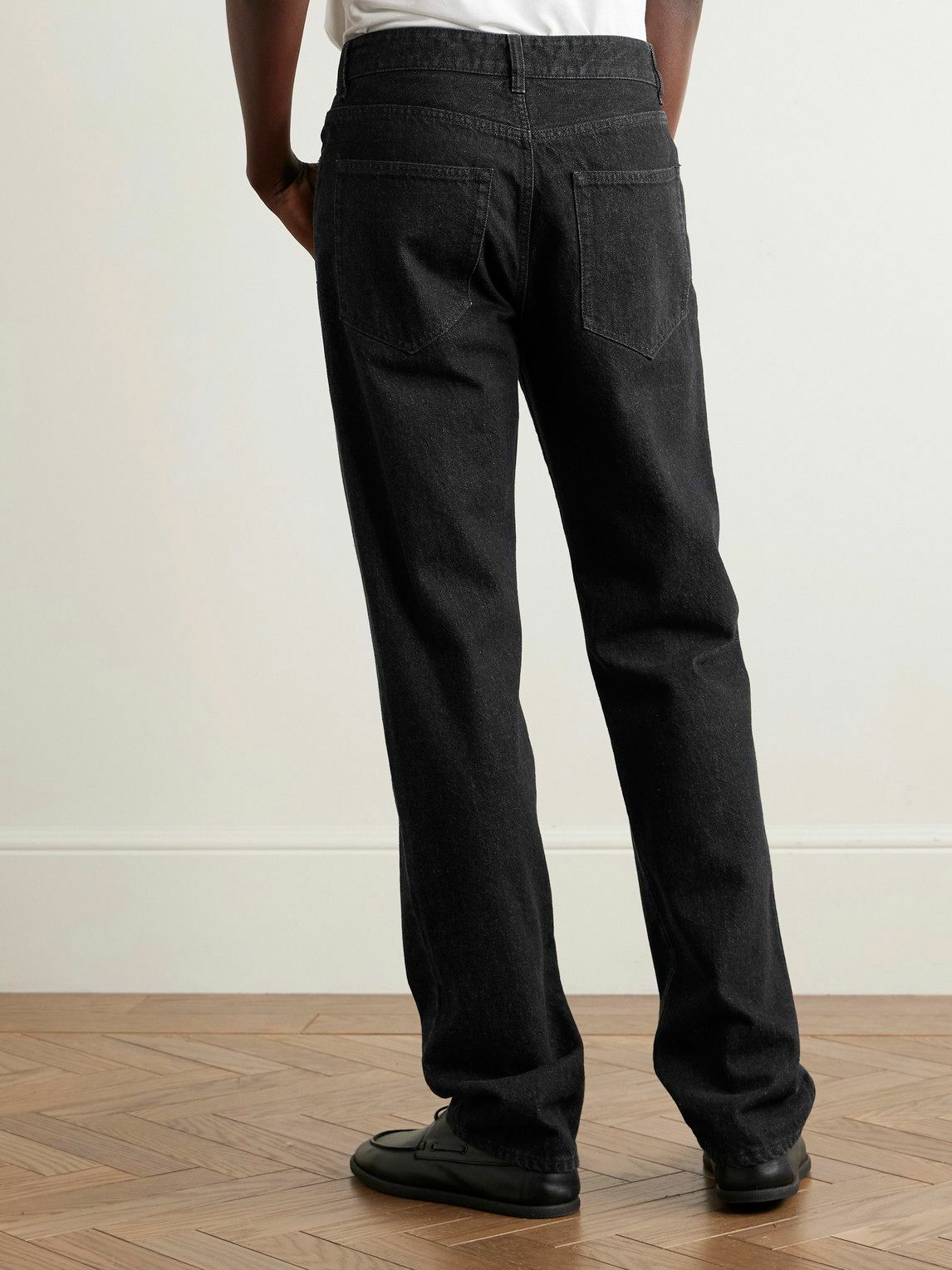 The Row - Serge Straight-Leg Jeans - Black