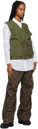 Engineered Garments Khaki C-1 Vest