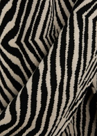 BY Malene Birger Bernie Zebra-intarsia Stretch-knit Jumper Brown