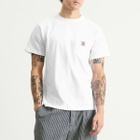 Randy's Garments Men's Randy’s Garments  Logo Pocket T-Shirt in White
