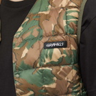 Gramicci x Taion Down Liner Vest in Camo
