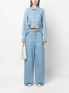 FENDI - Cropped Denim Jacket