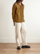 KENZO - Hana Camp-Collar Floral-Print Crepe Shirt - Yellow