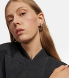 Balenciaga - Loop logo earrings