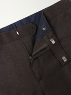 Paul Smith - Straight-Leg Wool and Cashmere-Blend Flannel Trousers - Brown