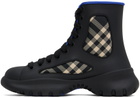 Burberry Black Rubber Boulder Boots