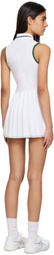 Lacoste White Pleated Dress