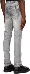 Ksubi Grey Eratik Trashed Chitch Jeans