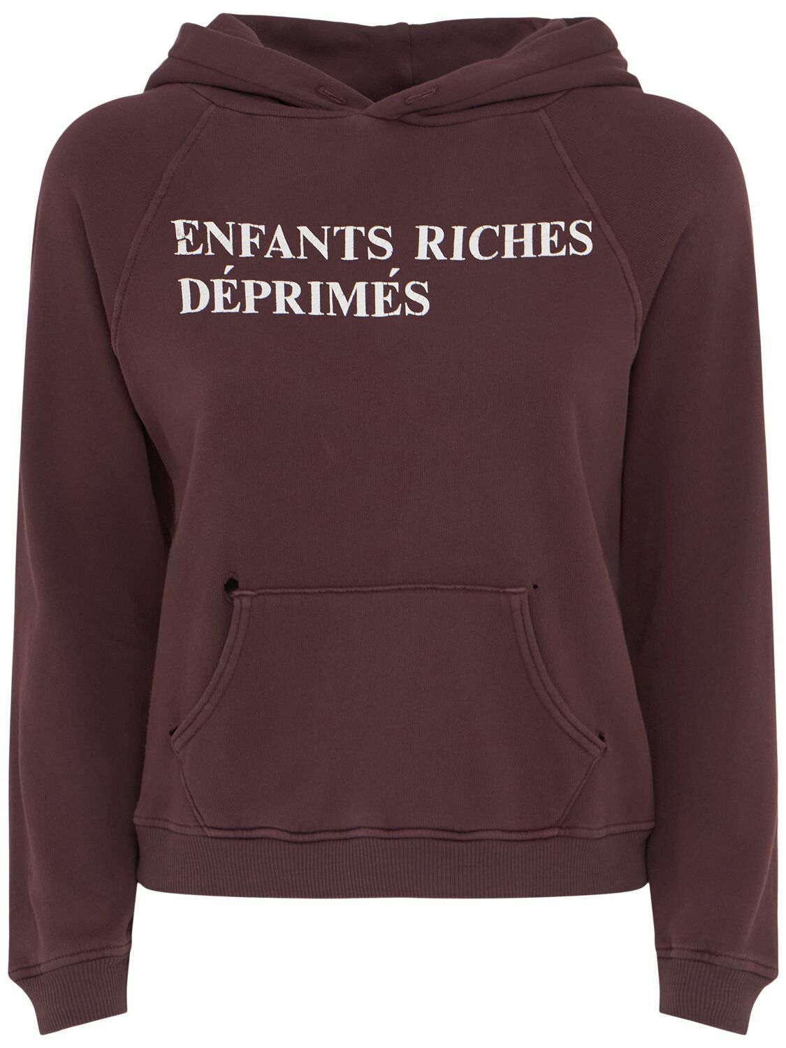 ENFANTS RICHES DÉPRIMÉS Classic Logo Shrunken Hoodie