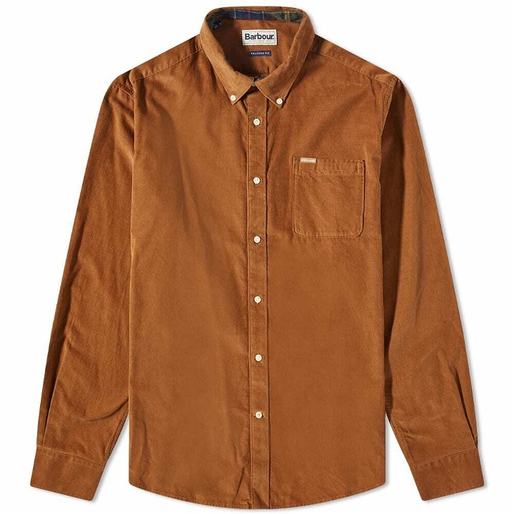 Photo: Barbour Men's Ramsey Tailored Cord Shirt in Sandstone