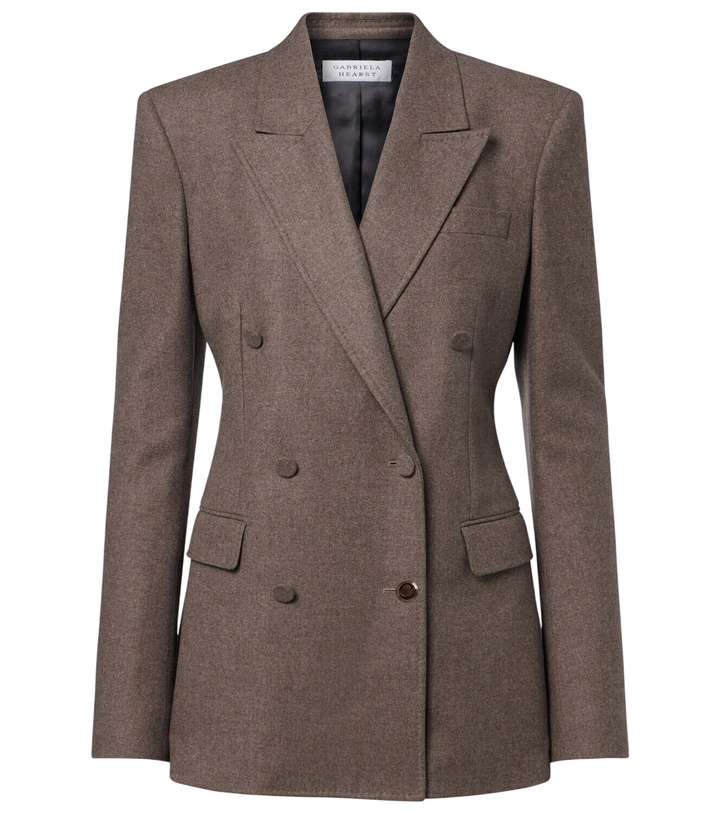 Photo: Gabriela Hearst Gavin double-breasted wool blazer