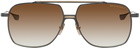 Dita Gray & Gold Alkamx Sunglasses