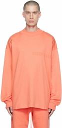 Fear of God ESSENTIALS Pink Cotton Long Sleeve T-Shirt