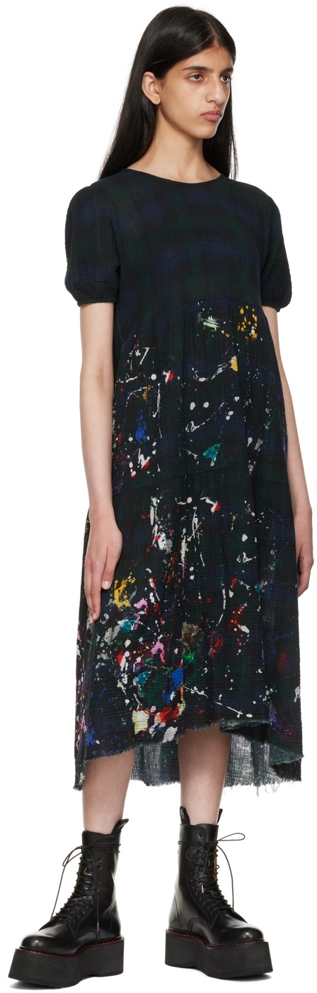 Black Paint Splatter Dress