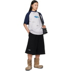 Balenciaga White Raglan Sleeves T-Shirt