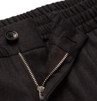 Ermenegildo Zegna - Black Slim-Fit Tapered Wool Trousers - Black