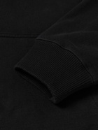 Off-White - Neen Logo-Print Cotton-Jersey Hoodie - Black