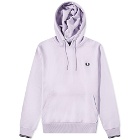 Fred Perry Authentic Men's Small Logo Popover Hoody in Lilac Soul