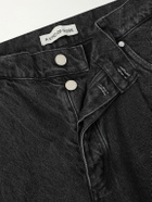 A Kind Of Guise - Straight-Leg Pleated Organic Jeans - Gray