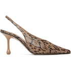 Jimmy Choo Beige Isa 80 Heels