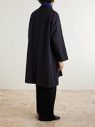 Kaptain Sunshine - Walker Cotton-Gabardine Coat - Blue