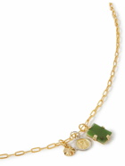 Miansai - Lennox Trilogy Gold Vermeil, Silver and Jasper Necklace