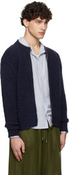 Paloma Wool Navy 'Plaisir' Zip Sweater