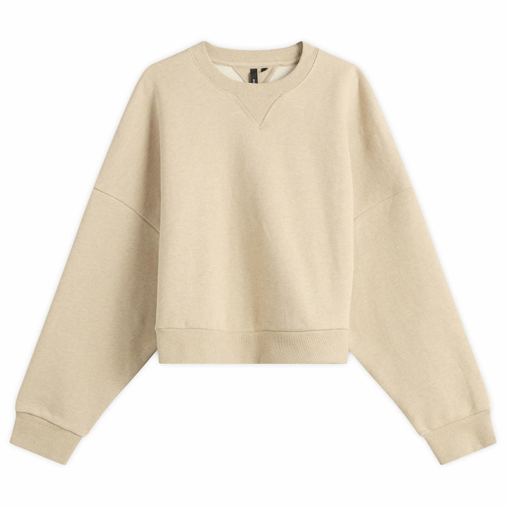 Photo: Entire Studios Women's Box Crewneck Sweater in Taupe