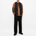 Uniform Bridge Men's Contrast Panel Fleece in Beige