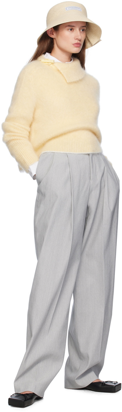 JACQUEMUS Gray La Casa 'Le pantalon Curzio' Trousers Jacquemus