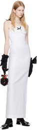 Shushu/Tong White Corset Maxi Dress