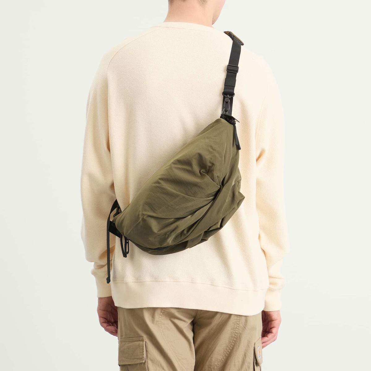 Cote&Ciel Orne Cargo Cross Body Bag in Cargo Green 